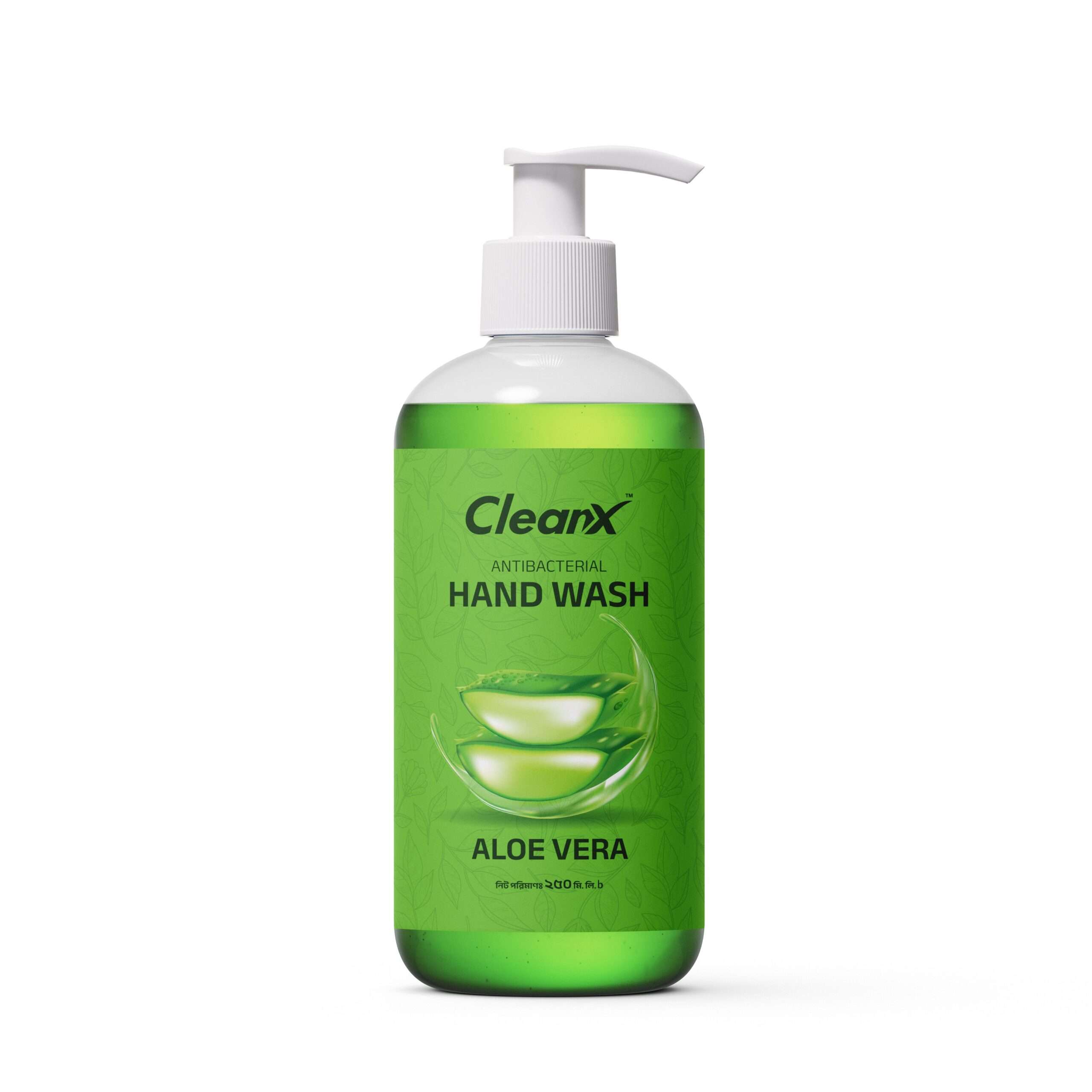 CleanX Hand Wash Aloe Vera Front 250ml