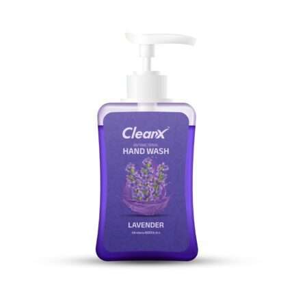 CleanX Hand Wash Lavender Front 500ml