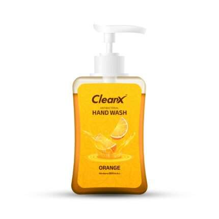 CleanX Hand Wash Orange Front 500ml