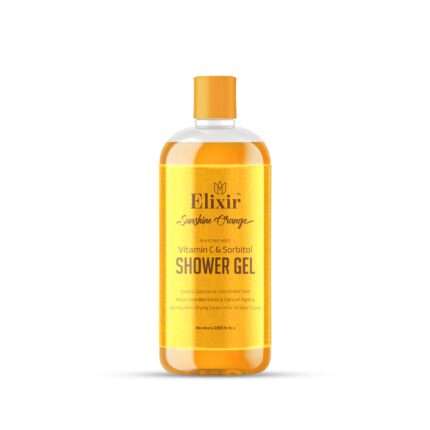 Elixir Shower Gel Sunshine Orange Front 250ml