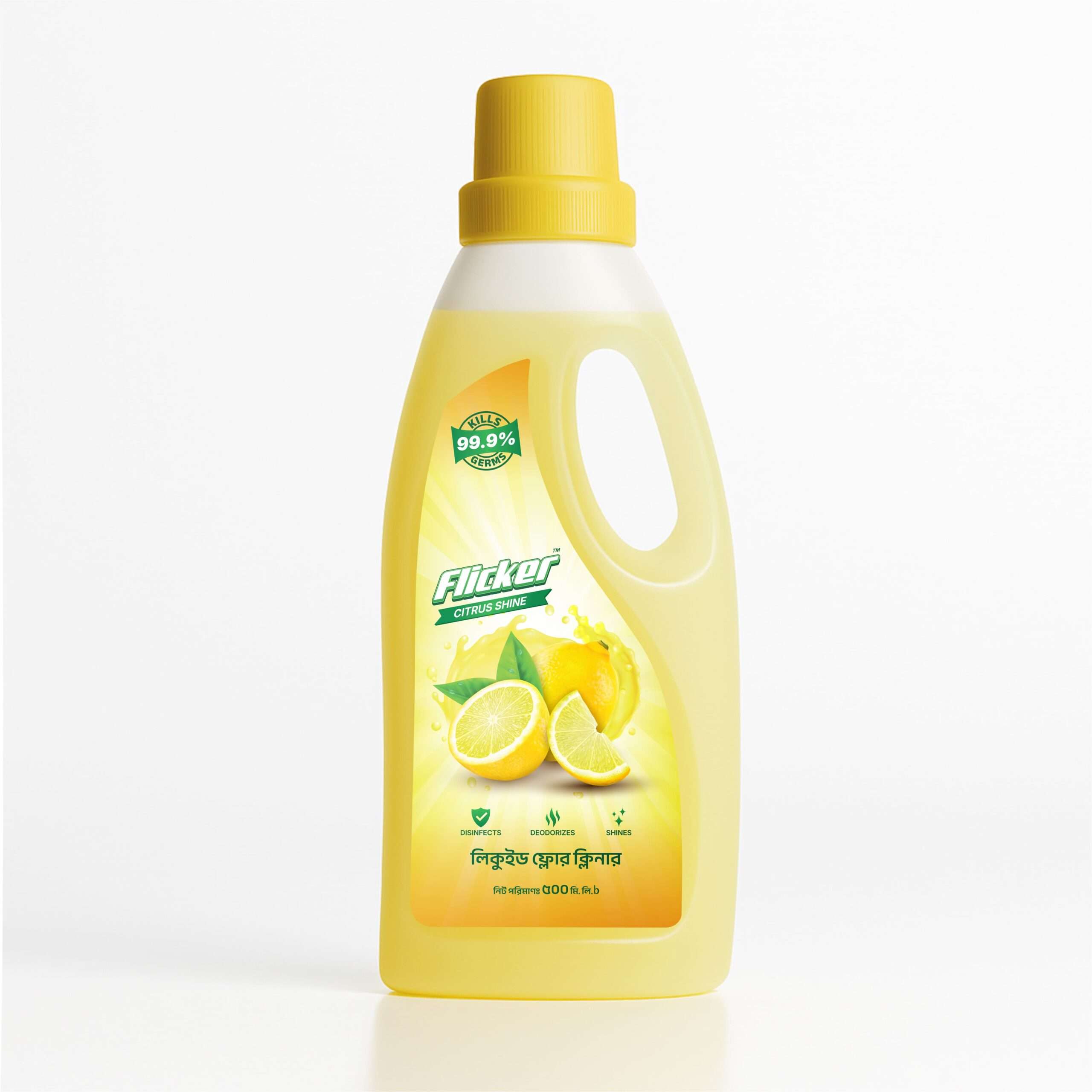 Flicker Floor Cleaner Citrus Shine Front 500ml