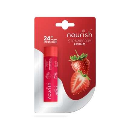 Nourish Lip Balm Blister Mockup Strawberry (1)