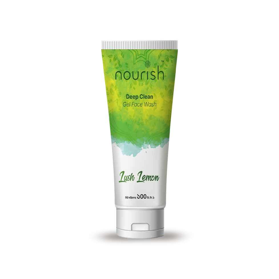 Nourish Lush Lemon Facewash 100g