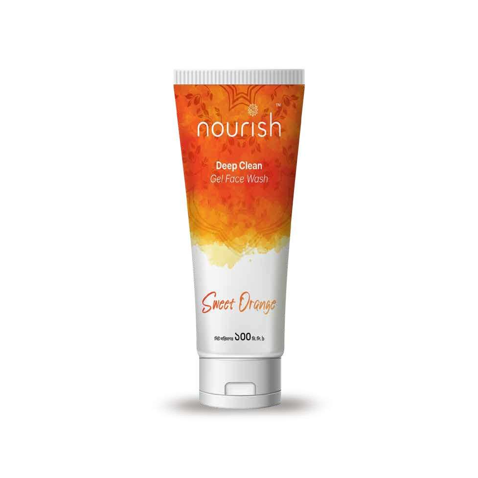 Nourish Sweet Orange Facewash 100g